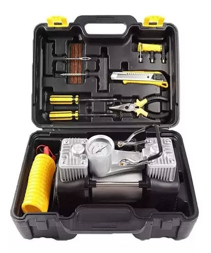 Caja Compresor Aire de Doble Cilindro