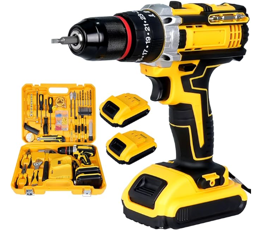Kit Taladro Inalámbrico con Accesorios